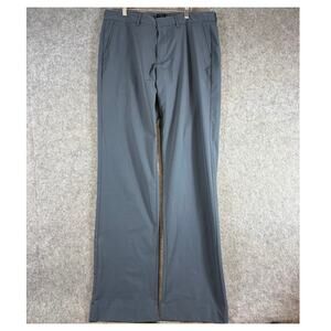 J Crew Thompson Flex Pants Mens Gray Stretch Tapered Chino Office Preppy 33x32